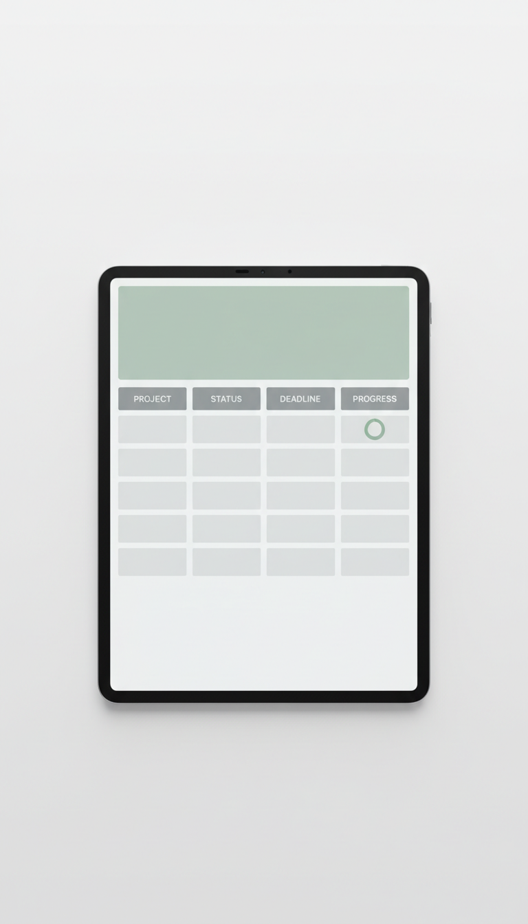 Project Planner With Timeline View